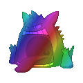 Rainbow Gigantamax Gengar